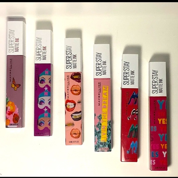 Maybelline Other - Maybelline Superstay Limited Edition Ashley Longshore Collab Lipstick- Pick One